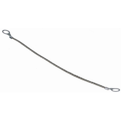 RS PRO Braided Wire, M8 Stud Size, 16 x 8 x 0.15 mm, 0.2m BS EN 13602:2002, BS4109