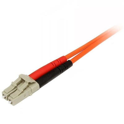 Startech LC to SC Duplex Multi Mode OM2 Fibre Optic Cable, 50/125μm, Orange, 2m