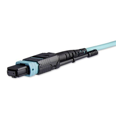 Startech MPO to LC Multi Mode OM3 Fibre Optic Cable, 50/125μm, Aqua, 3m