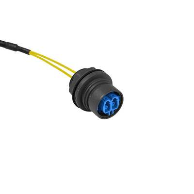Bulgin LC to LC Duplex Single Mode OS1 Fibre Optic Cable, 125μm, Yellow, 5m