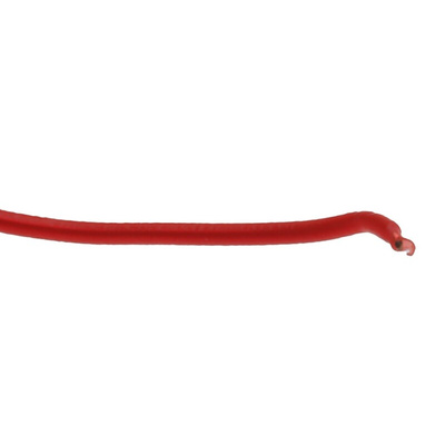 RS PRO Red 0.05 mm² Hook Up Wire, 30 AWG, 1/0.25 mm, 50m, Kynar Insulation