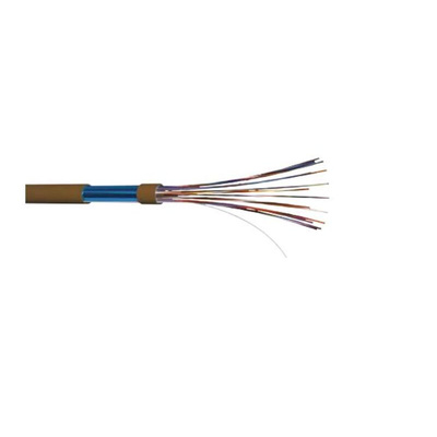 CAE Groupe 56 Core Telephone Cable, Brown Sheath