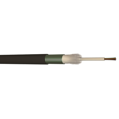 CAE Multimedia Connect Multi Mode OM3 Fibre Optic Cable, 6.2mm, Black, 100m