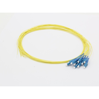 Molex Premise Networks LC to LC Simplex OS2 Single Mode OS2 Fibre Optic Cable, 9/125μm, Yellow, 1m