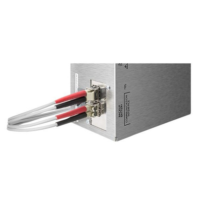 Siemens FSMA to FSMA Duplex Duplex PMM S980/1000 Fibre Optic Cable, 2.2mm, Black, 3m