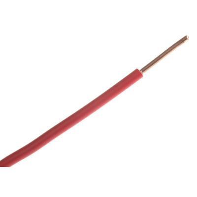 RS PRO Red 2.5 mm² Hook Up Wire, 100m