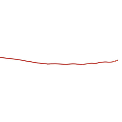 RS PRO Red 0.13 mm² Hook Up Wire, 26 AWG, 1/0.4 mm, 100m, Tefzel Insulation