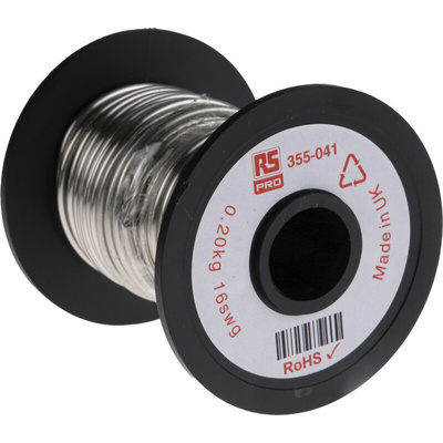 RS PRO Single Core 1.63mm diameter Copper Wire, 11.4m Long