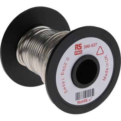RS PRO Single Core 2.03mm diameter Copper Wire, 7.1m Long