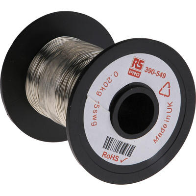 RS PRO Single Core 0.51mm diameter Copper Wire, 114m Long