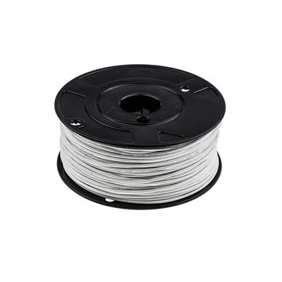 RS PRO White 3.3 mm² Hook Up Wire, 12 AWG, 37/0.32 mm, 100m, Polyamide Insulation