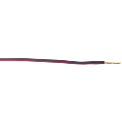RS PRO Brown/Red 1 mm² Hook Up Wire, 57/0.15 mm, 30m
