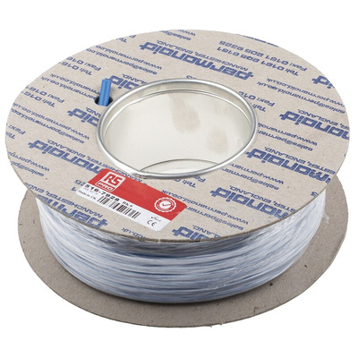 RS PRO Blue 6 mm² Hook Up Wire, 9 AWG, 80/0.3mm, 25m, PVC Insulation