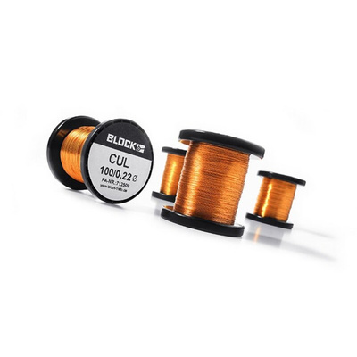 Block Single Core 0.15mm diameter Copper Wire, 509m Long