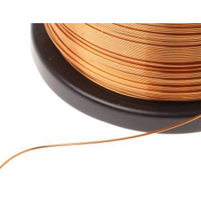 Block Single Core 0.85mm diameter Copper Wire, 15m Long