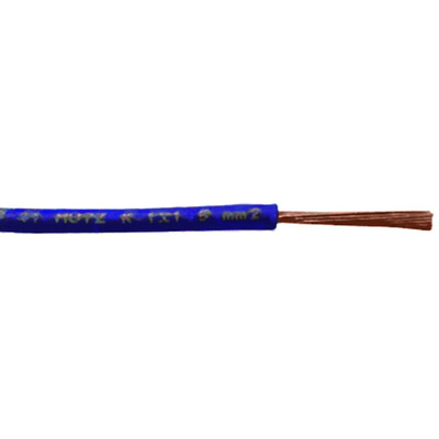 RS PRO Blue 0.75 mm² Hook Up Wire, 18 AWG, 22/1.0 mm, 100m, Polyolefin Cross-linked EI5 Insulation