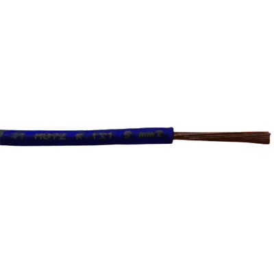 RS PRO Dark Blue 0.75 mm² Hook Up Wire, 18 AWG, 22/1.0 mm, 100m, Polyolefin Cross-linked EI5 Insulation