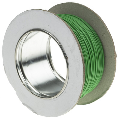 RS PRO Green 0.34 mm² Hook Up Wire, 22 AWG, 19/0.15 mm, 100m, PTFE Insulation