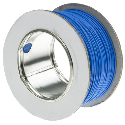 RS PRO Blue 0.6 mm² Hook Up Wire, 20 AWG, 19/0.2 mm, 100m, PTFE Insulation