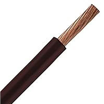 RS PRO Brown 4 mm² Hook Up Wire, 50/0.3 mm, 100m, PVC Insulation