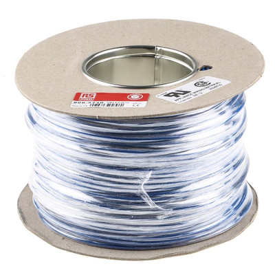 RS PRO Dark Blue 2.5 mm² Hook Up Wire, 14 AWG, 50/0.25 mm, 100m, PVC Insulation