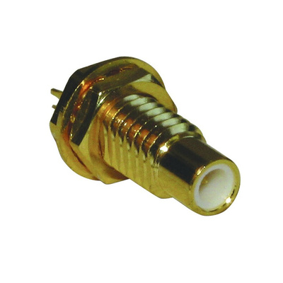 152127 | Amphenol RF 50Ω Straight Cable Mount, SMC Connector , Bulkhead Fitting, jack, Coaxial