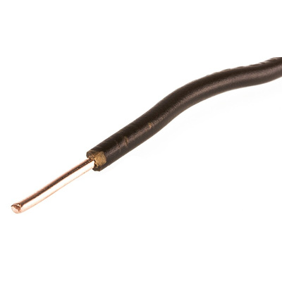RS PRO Brown 1.5 mm² Hook Up Wire, 100m