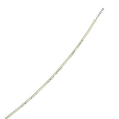 RS PRO Yellow 0.13 mm² Hook Up Wire, 26 AWG, 19/0.1 mm, 100m, Polyamide Insulation