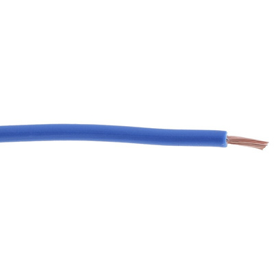 RS PRO Blue 0.75 mm² Hook Up Wire, 24/0.2 mm, 100m