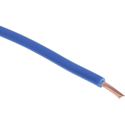 RS PRO Blue 0.75 mm² Hook Up Wire, 24/0.2 mm, 100m
