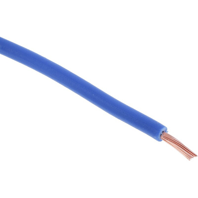 RS PRO Blue 1 mm² Hook Up Wire, 32/0.2 mm, 100m