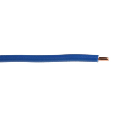RS PRO Blue 2.5 mm² Hook Up Wire, 1/1.78 mm, 100m