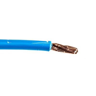 RS PRO Blue 16 mm² Hook Up Wire, 7/1.7 mm, 100m