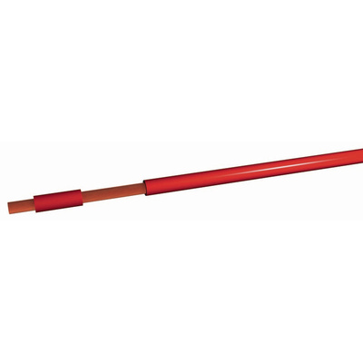 RS PRO Red 10 mm² Hook Up Wire, 8 AWG, 100m, PVC Insulation