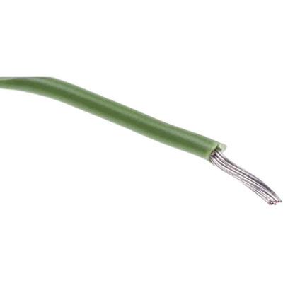 RS PRO Green 0.33 mm² Hook Up Wire, 22 AWG, 1C, 30.5m, SR-PVC Insulation