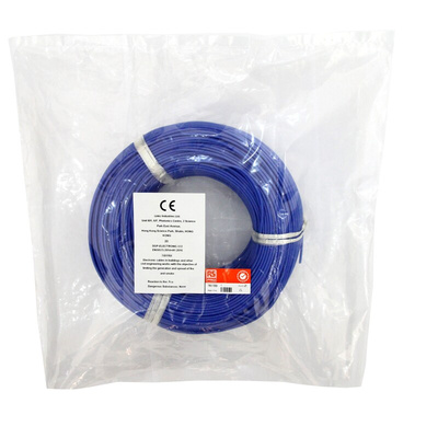 RS PRO Blue 2.5 mm² Hook Up Wire, 462/0.08 mm, 5m, Silicone Rubber Insulation