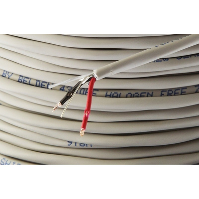 Belden 2 Core Screened Security Cable 0.82 mm² CSA, Low Smoke Zero Halogen (LSZH) Sheath, 100m