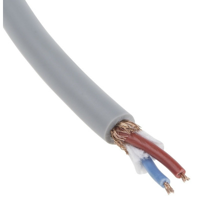 RS PRO 2 Core YY Control Cable, 0.22 mm², 25m, Screened