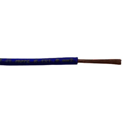RS PRO Dark Blue 2.5 mm² Hook Up Wire, 13 AWG, 100m, Polyolefin Cross-linked EI5, Type EI 5 to EN 50363-5 Insulation