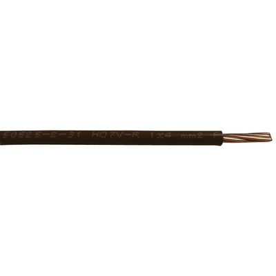 RS PRO Black 1.5 mm² Hook Up Wire, 100m