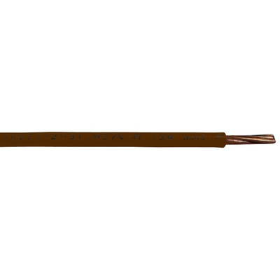 RS PRO Brown 1.5 mm² Hook Up Wire, 100m
