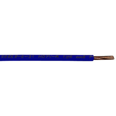 RS PRO Blue 2.5 mm² Hook Up Wire, 100m