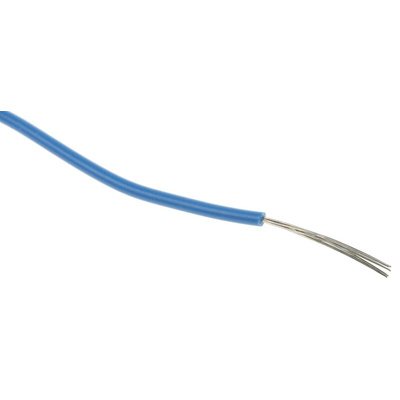 RS PRO Blue 0.33 mm² Hook Up Wire, 22 AWG, 17/0.16 mm, 100m, XLPE Insulation
