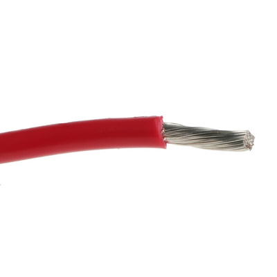 Alpha Wire Premium Series Red 0.52 mm² Hook Up Wire, 20 AWG, 10/0.25 mm, 30m, PVC Insulation
