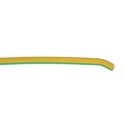 Prysmian 6491B Series Green/Yellow 2.5 mm² Hook Up Wire, 7/0.67 mm, 100m
