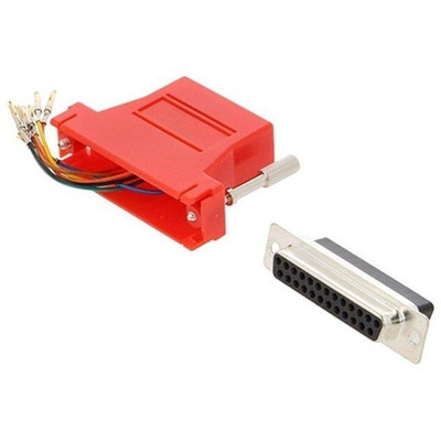 MH Connectors D-sub Adapter Female 25 Way D-Sub to Female RJ45