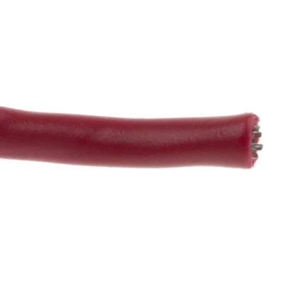 Alpha Wire Premium Series Red 0.81 mm² Hook Up Wire, 18 AWG, 16/0.25 mm, 305m, PVC Insulation