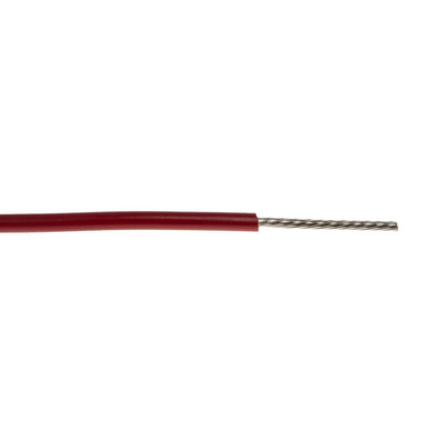 Alpha Wire Premium Series Red 0.51 mm² Hook Up Wire, 20 AWG, 10/0.25 mm, 305m, PVC Insulation