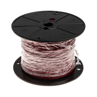 Alpha Wire Premium Series Red 0.51 mm² Hook Up Wire, 20 AWG, 10/0.25 mm, 305m, PVC Insulation