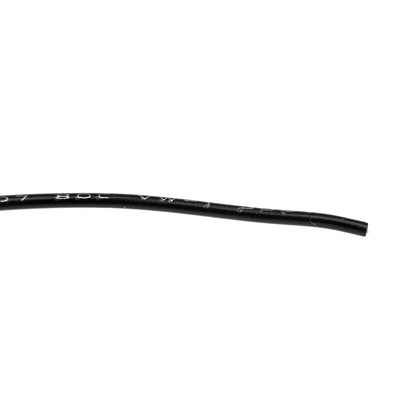 Alpha Wire Hook Up Wire Series Black 0.23 mm² Harsh Environment Wire, 24 AWG, 7/0.20 mm, 305m, PVC Insulation